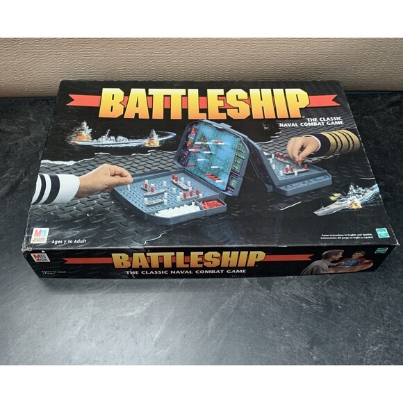 Vintage 1998 Battleship Game The Classic Naval Combat Game Milton Bradley Hasbro - Picture 9 of 14
